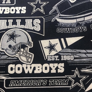 Dallas Cowboys Print Fabric