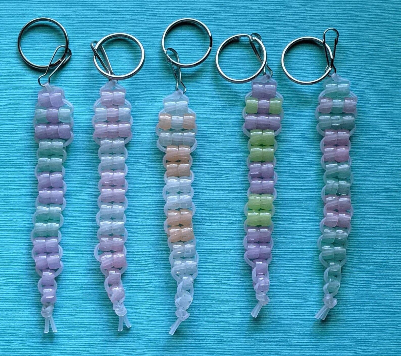 Glow In The Dark Snake Keyrings Medium and Small Size | Etsy