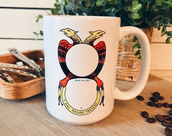 Scopa Ace of Coins Coffee Mug: Italian Playing Card Design (15 oz)