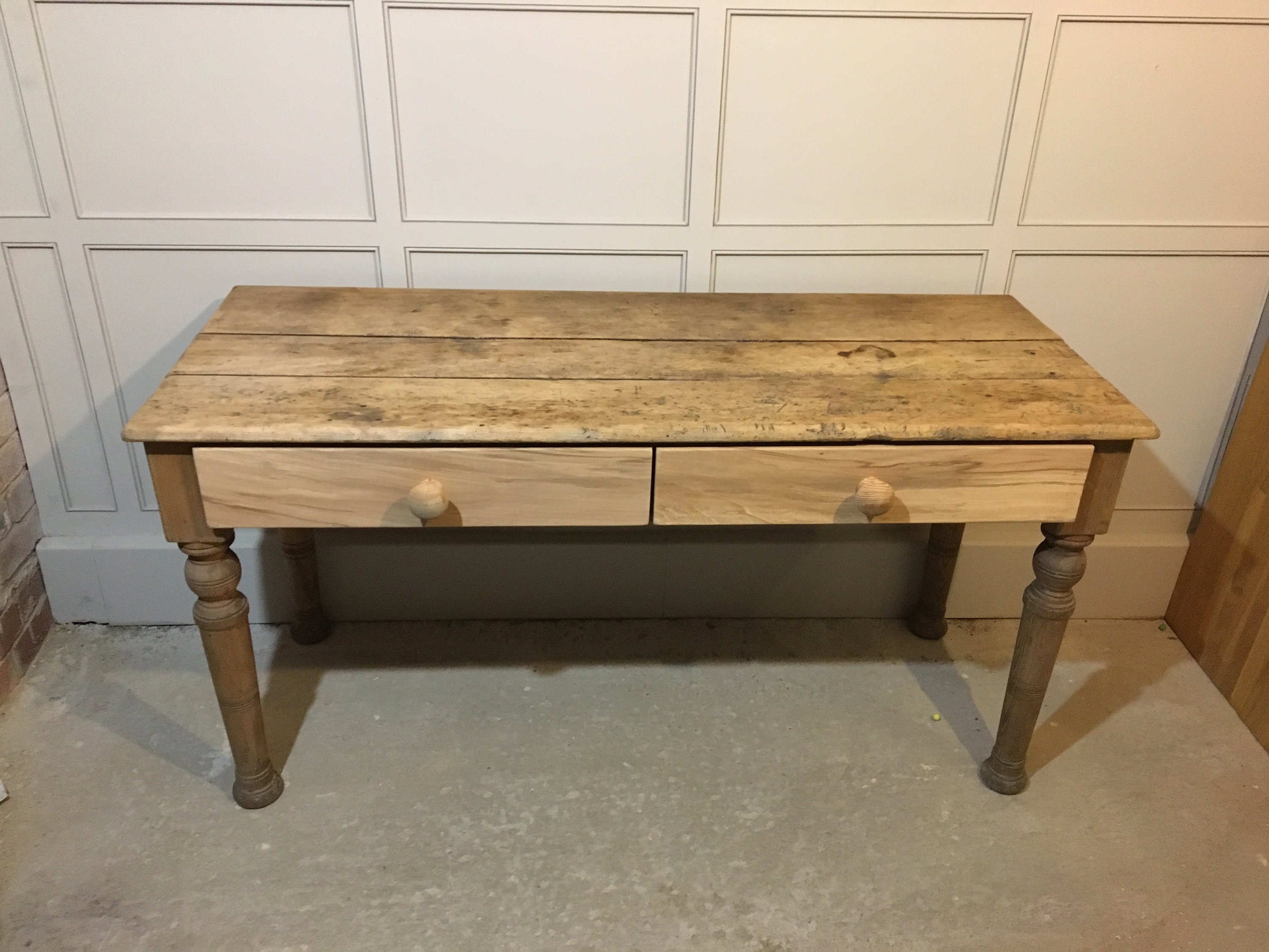 Rustic Pine Kitchen Table Etsy UK
