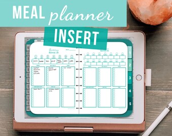 Weekly/Bi-weekly MEAL PLANNER Insert