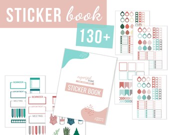 Digital Planner Sticker Book