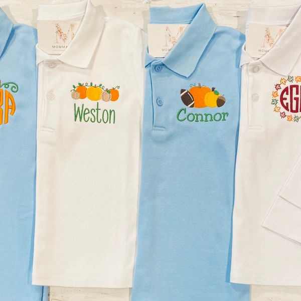 Fall Polo Shirt Etsy
