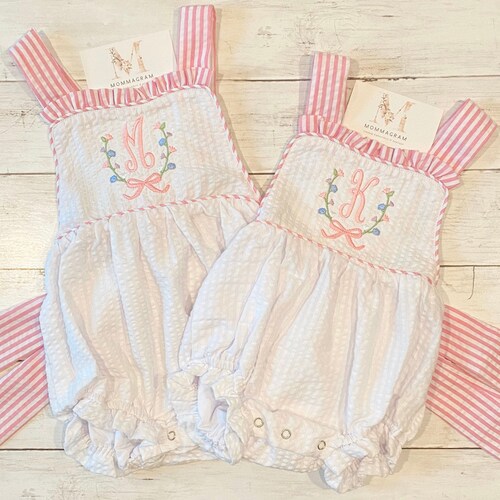 Babyhug Seersucker Full Sleeves Checks Top with Floral Embroidery & Frill Detailing - Pink main image 1