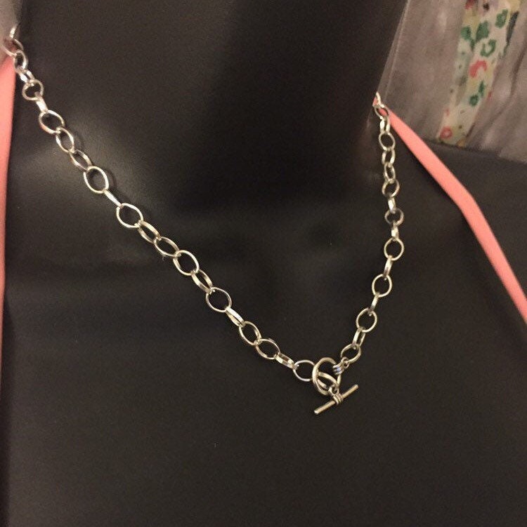 Silver Tbar Necklace Tbar Necklace Necklaces for Women Etsy UK