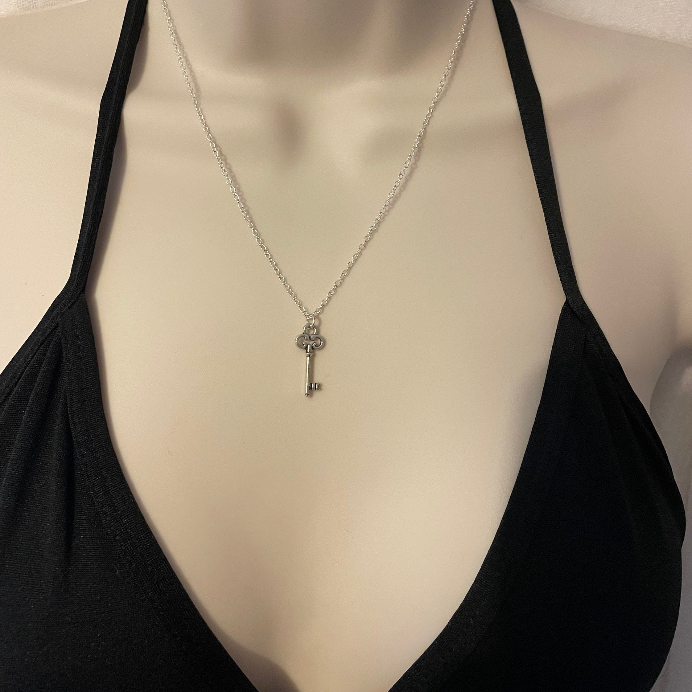 Silver Key Pendant Necklace, Silver Key Necklace, Necklaces for Women, Key Necklace, Silver Pendant Necklace, Gift for Her - Etsy Silver Key Pendant Necklace, Silver Key Necklace, Necklaces for Women, Key Necklace, Silver Pendant Necklace, Gift for Her - Etsy
