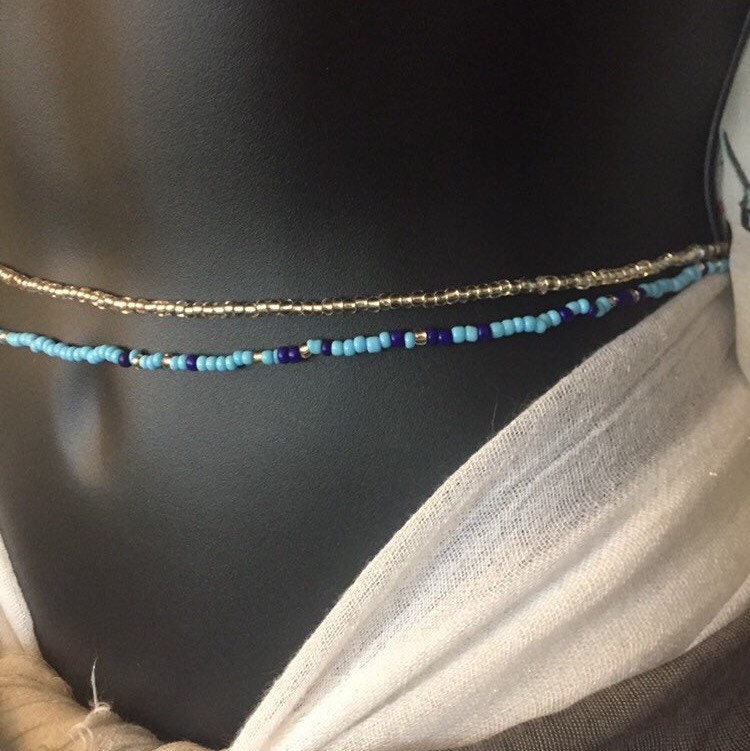 Beaded Belly Chain Beaded Waist Chain Belly Chain for Women Etsy