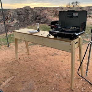 Chuck Box / Camp Kitchen- Camping Kitchen Counter For Food And Supplies Storage