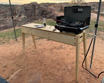 Chuck Box / Camp Kitchen- Camping Kitchen Counter For Food And Supplies Storage