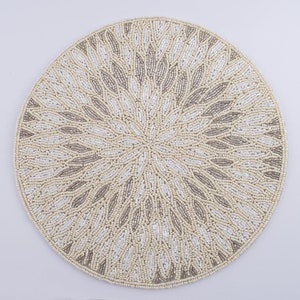 Firecracker Beaded Placemats (set of 4)
