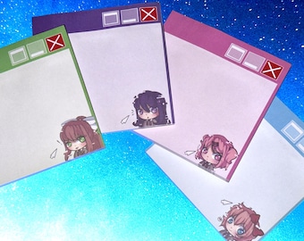 Notas Adhesivas del Club de Literatura Doki Doki