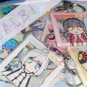 LAST CALL - Vocaloid and Utau Window Epoxy and Acrylic Charms 37 Options! (SALE)