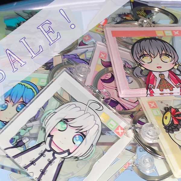 Vocaloid and UTAU Window Epoxy and Acrylic Charms 37 Options! (SALE)