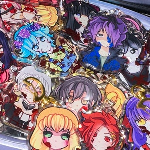 LAST CALL - RPG Horror Characters Red Hot Stamp Keychains