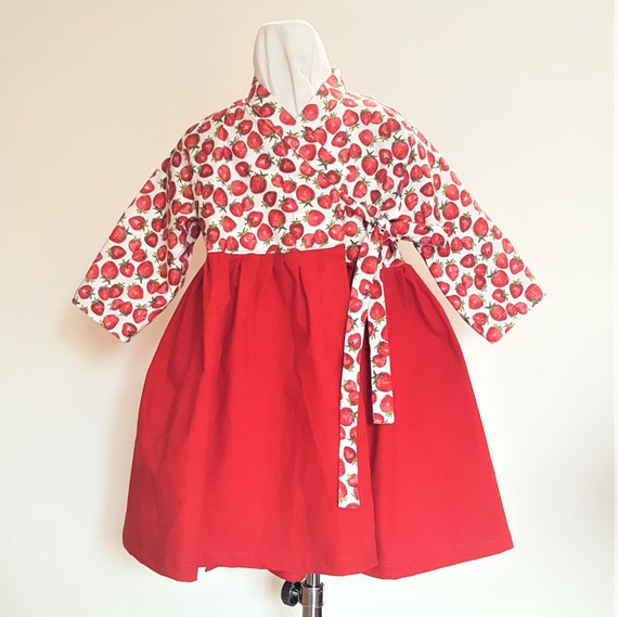 holiday dress 1st Birthday Children/'s party Korea Traditional Dress Hanbok fusion hanbok