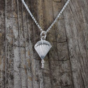 Sterling Silver Paratrooper Charm