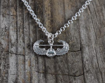 Vintage WWII United States Army Air Force Pilot Wings, Sterling