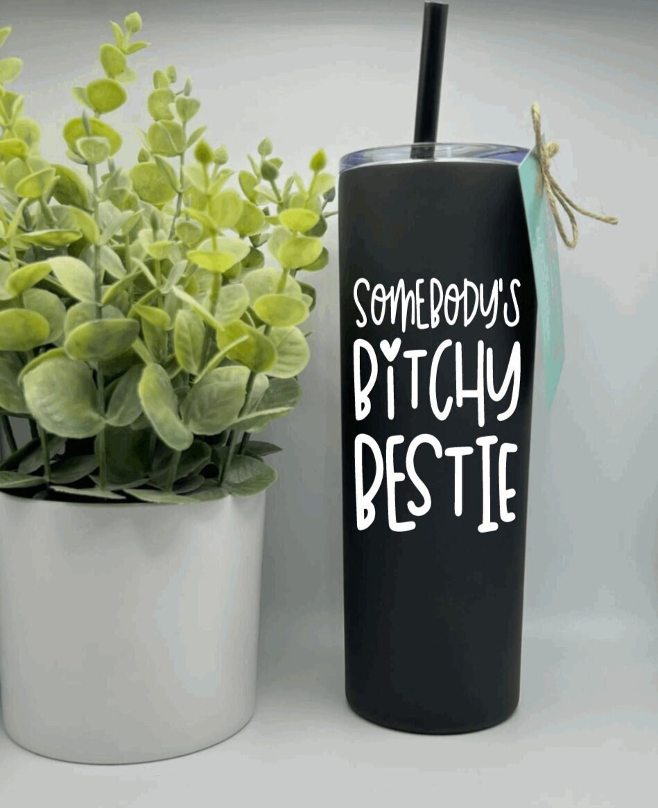 20oz Someones Bitchy Bestie Tumbler, Besties for the Resties gift for Vacation