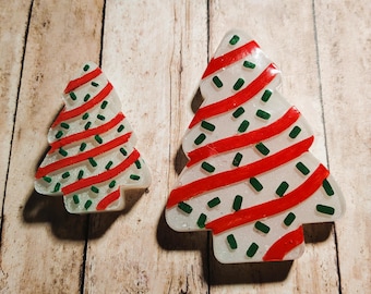 Little Debbie Christmas tree retractable badge reel