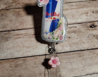 Bobine de badge pour boisson énergisante, rétractable