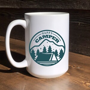 Happy Camper - Ceramic mug - For The Love Of Camping