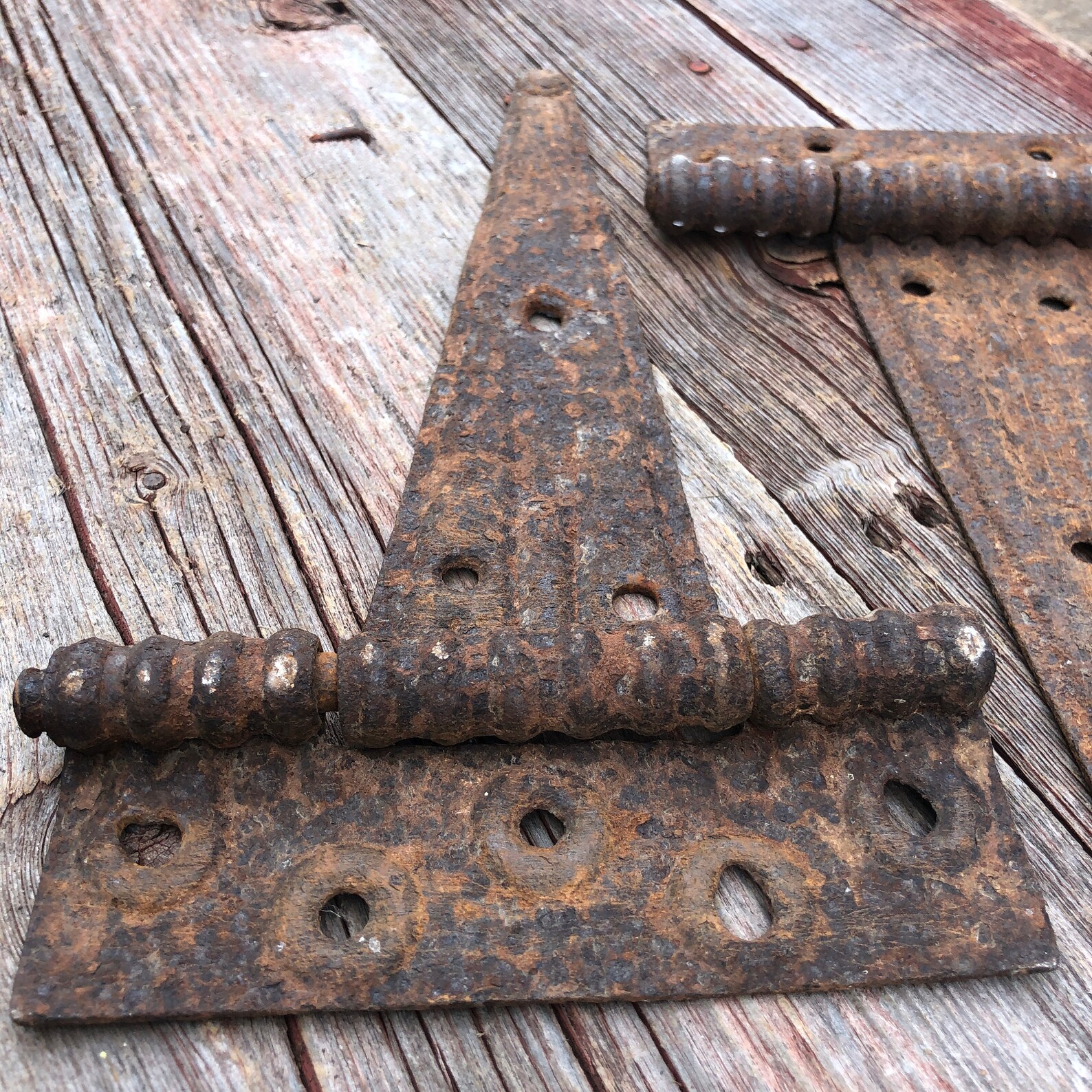 Decorative Large Rusty Hinge Vintage hinges Barndoor Etsy