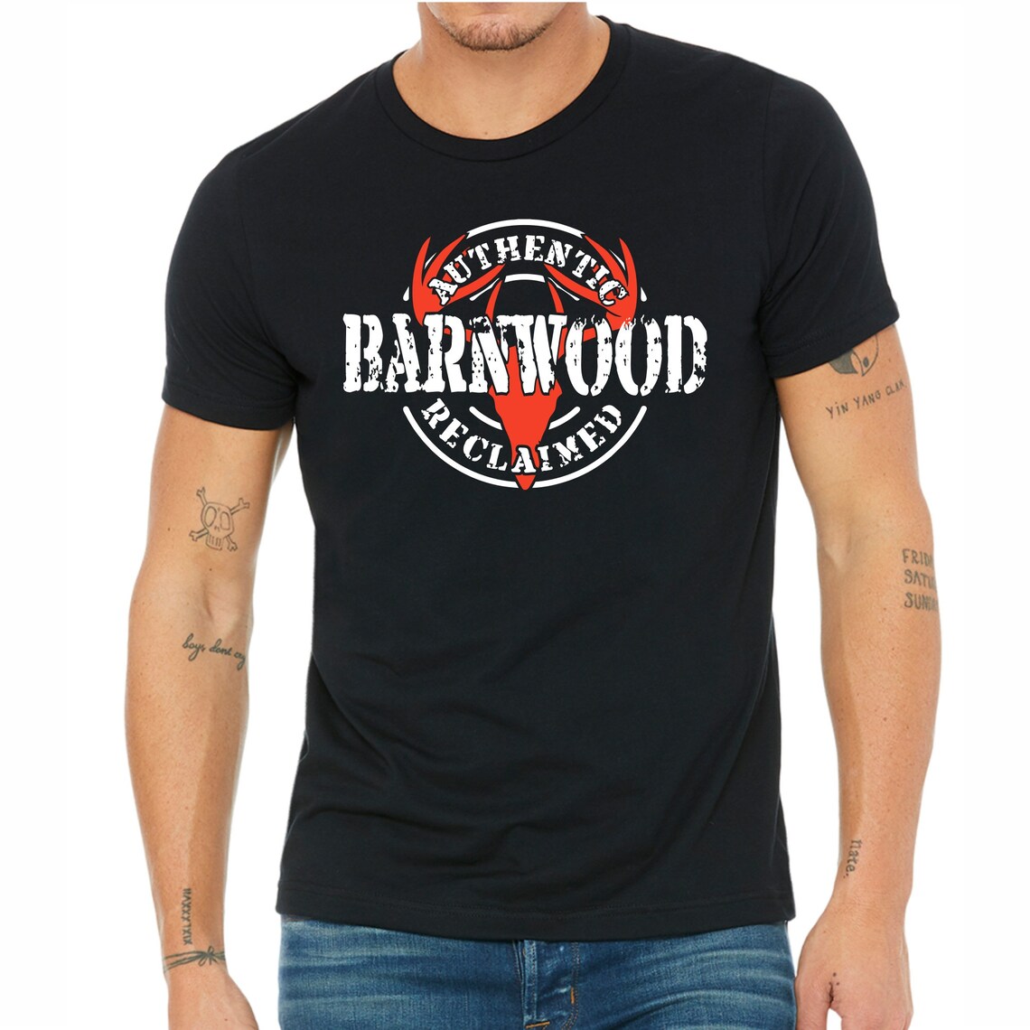 Unisex Authentic Reclaimed Barnwood Shirt / Woodworker Shirt Etsy