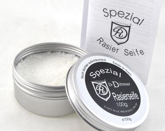 Dr. Dittmar Special Scheerzeep 100g incl. blik / makkelijk te schuimen