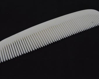 men's comb, fine teeths, bone comb, pocket comb, vintage, prototype