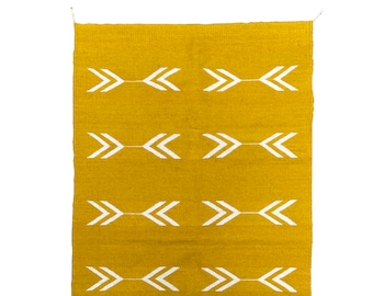 Zapotec wool rug made from natural dye