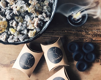 Copal Incense Kit: Wild Harvested Resin, Copalero & Charcoal