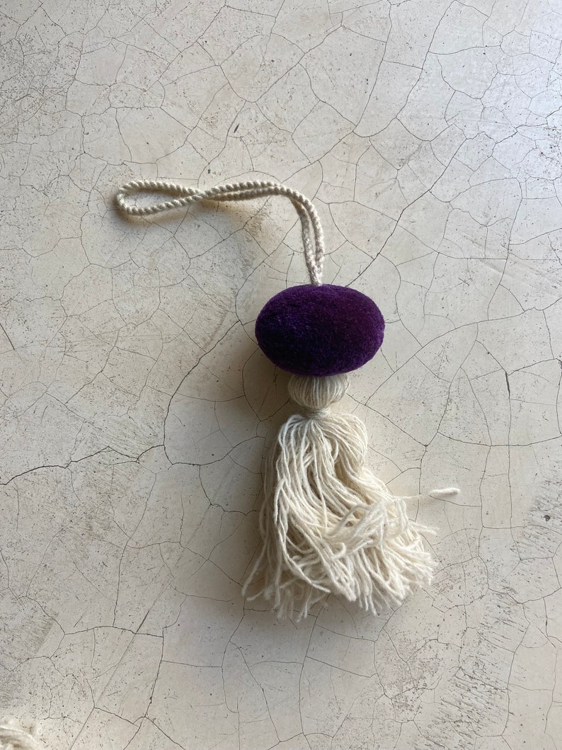 Mexican pom pom tassel single sphere image 3