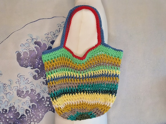 Rainbow skeleton tote bag : r/crochet