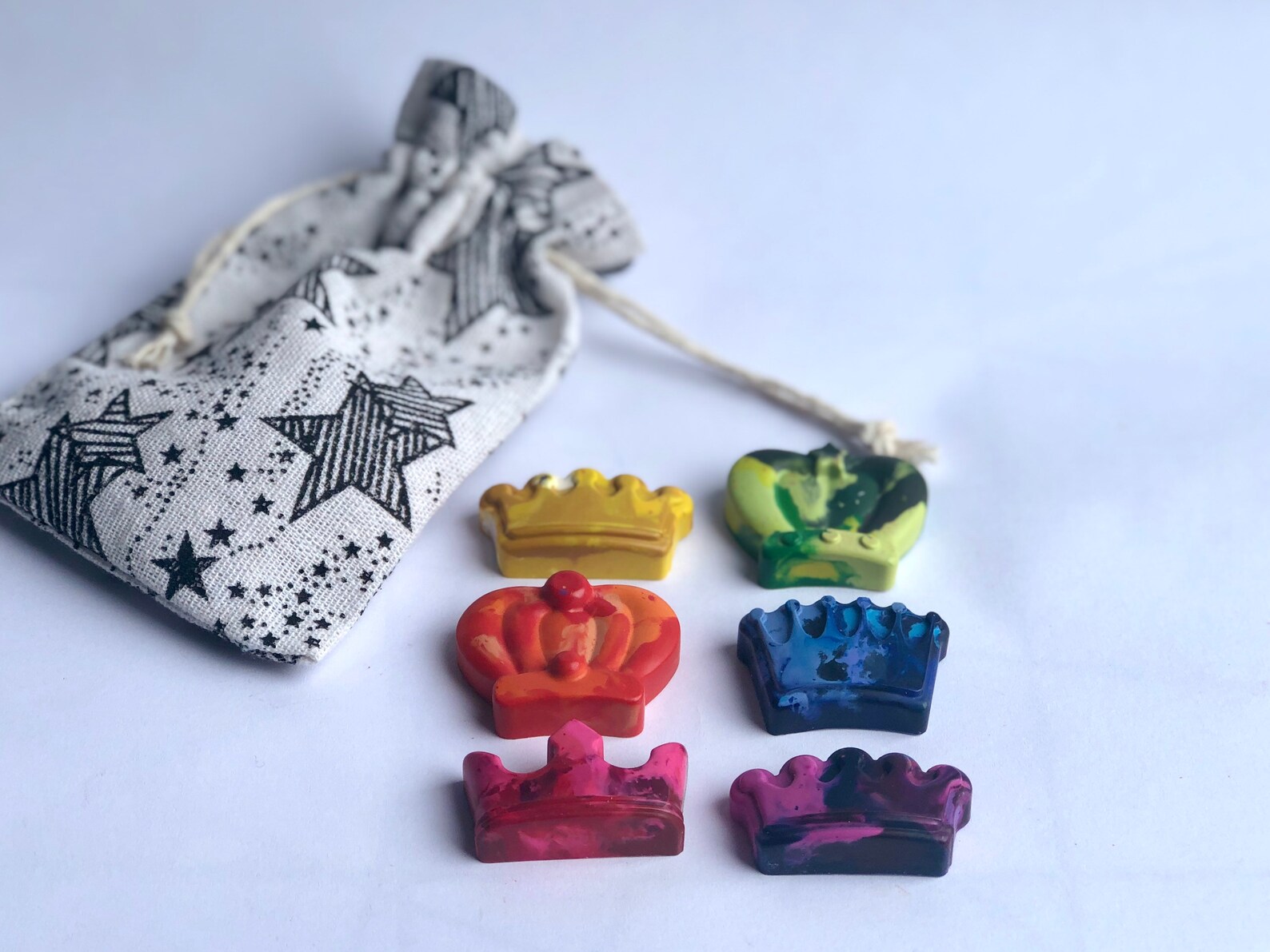 Princess Tiara Crowns Rainbow Crayon Gifts for Kids Etsy