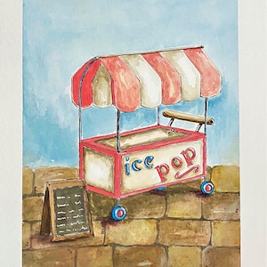 Ice Pop Food Cart