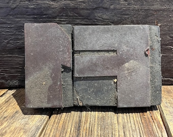 Große 9 cm Vintage Letterpress Holzbuchstaben Druckstöcke Großbuchstaben Zeichen