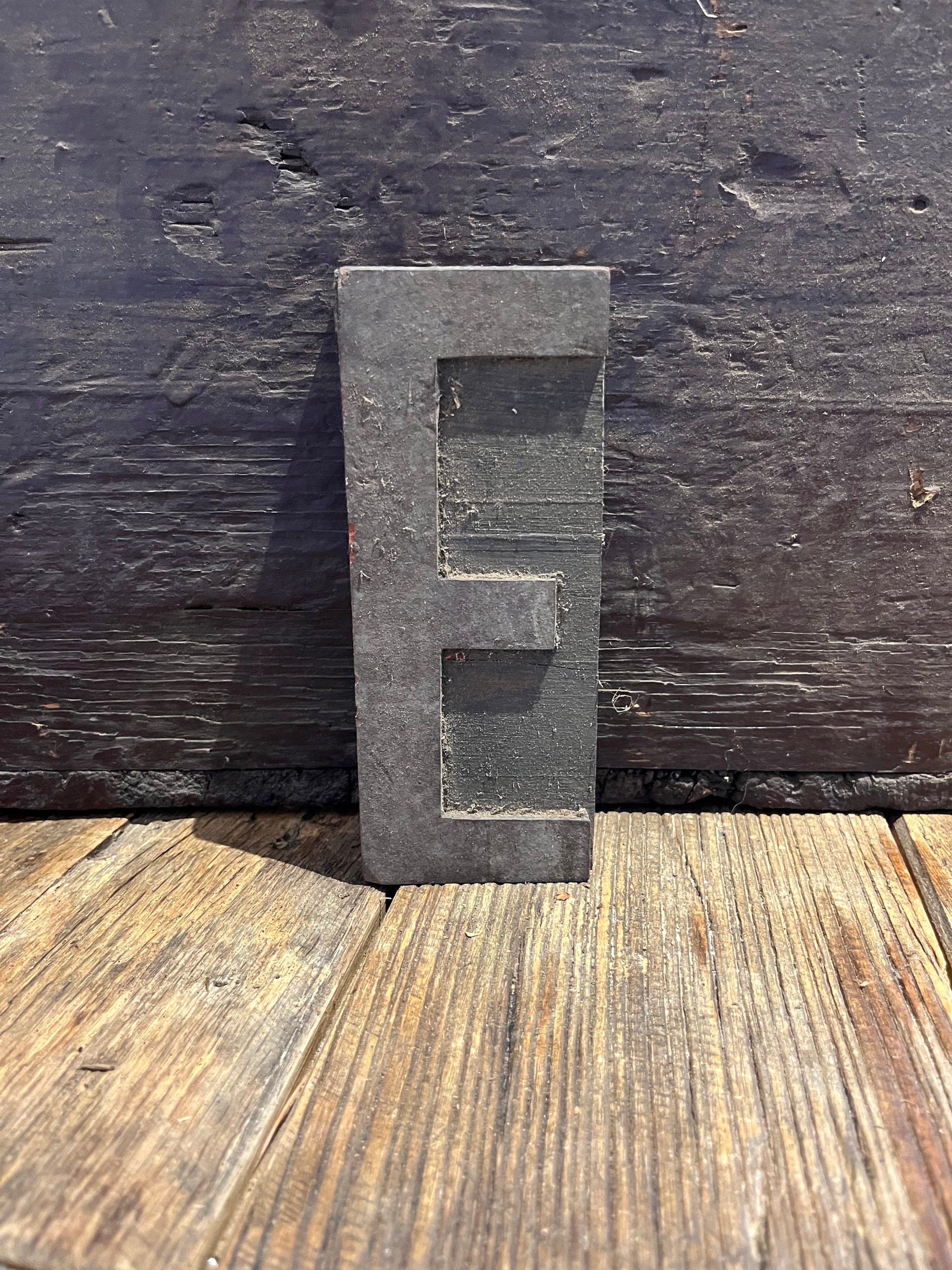 Große 14 cm Vintage Buchdruck Holzbuchstaben Druckstöcke Großbuchstaben