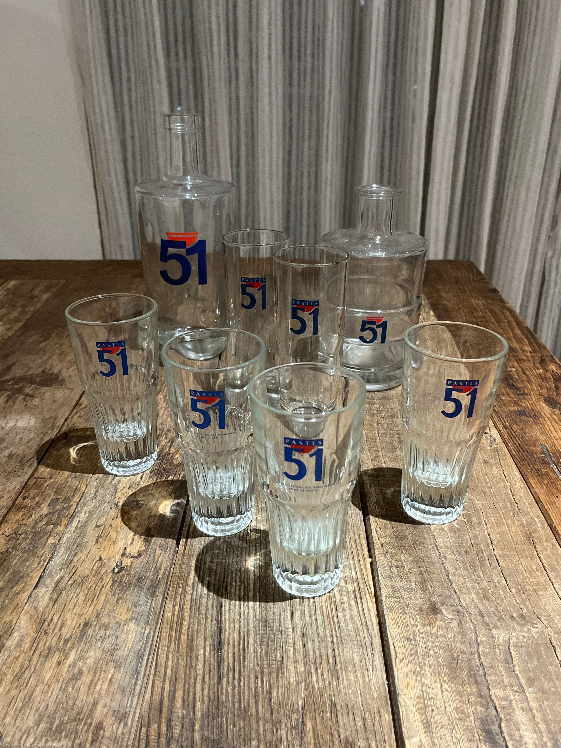 6 VERRES PASTIS 51