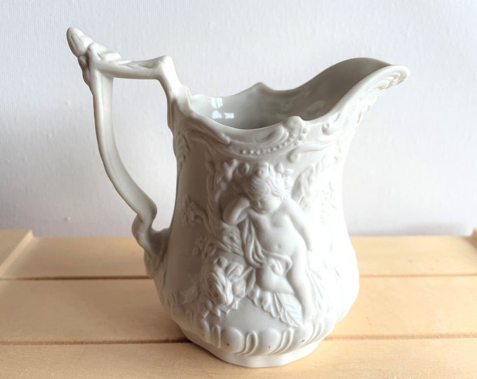 Portmeirion Porcelain Small Pitcher With Cupids, British Heritage