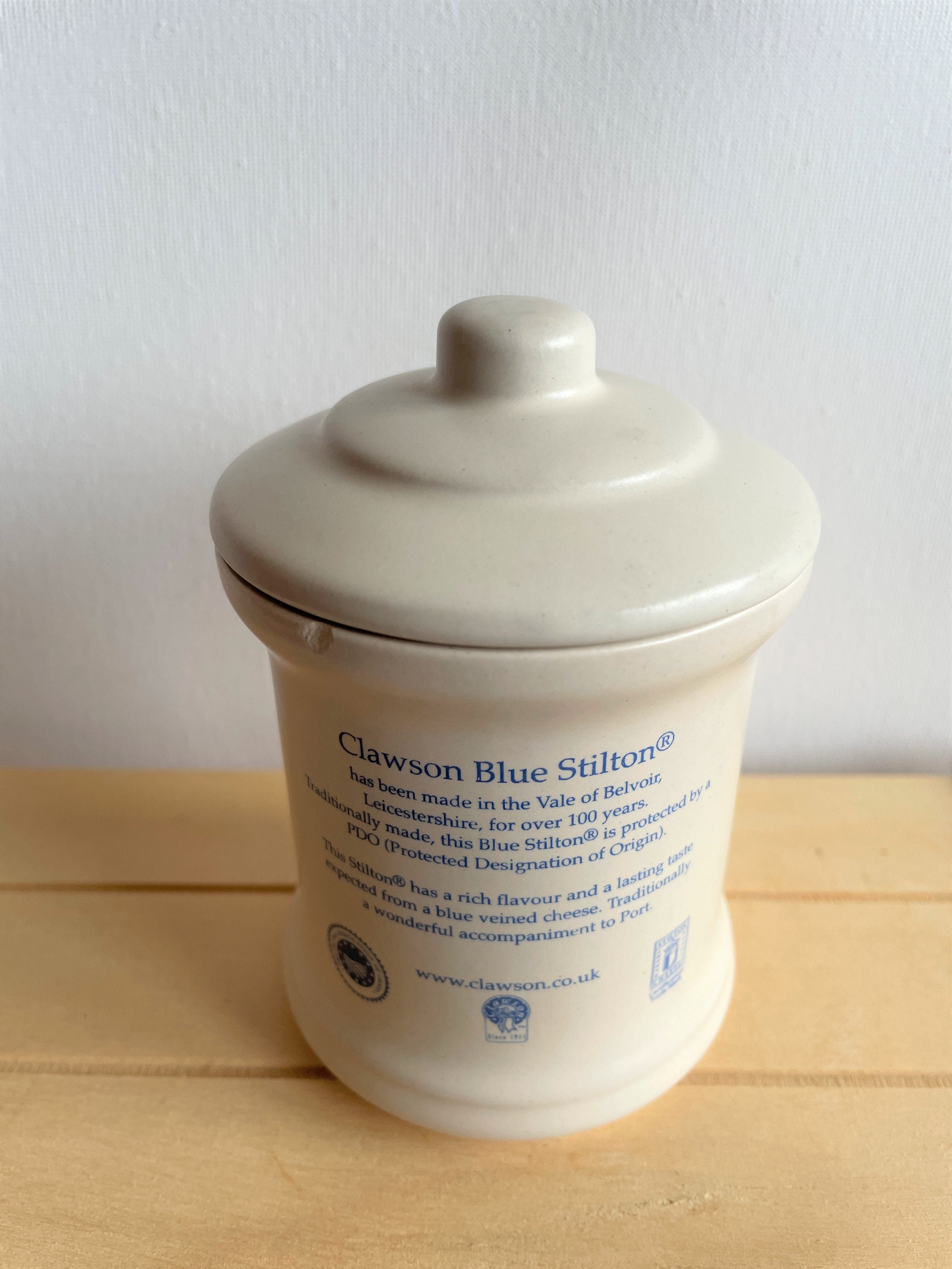 Stilton Pot Long Clawson Blue Stilton London Pottery Etsy Canada
