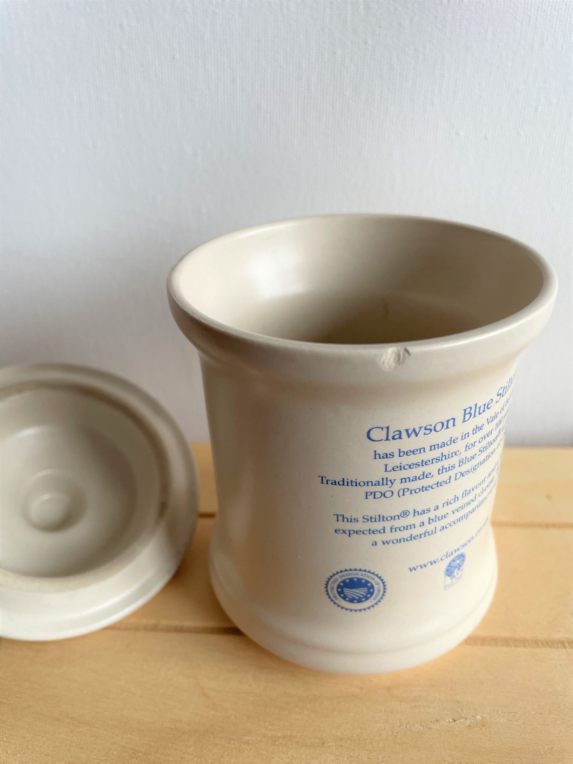 Stilton Pot Long Clawson Blue Stilton London Pottery Etsy Canada