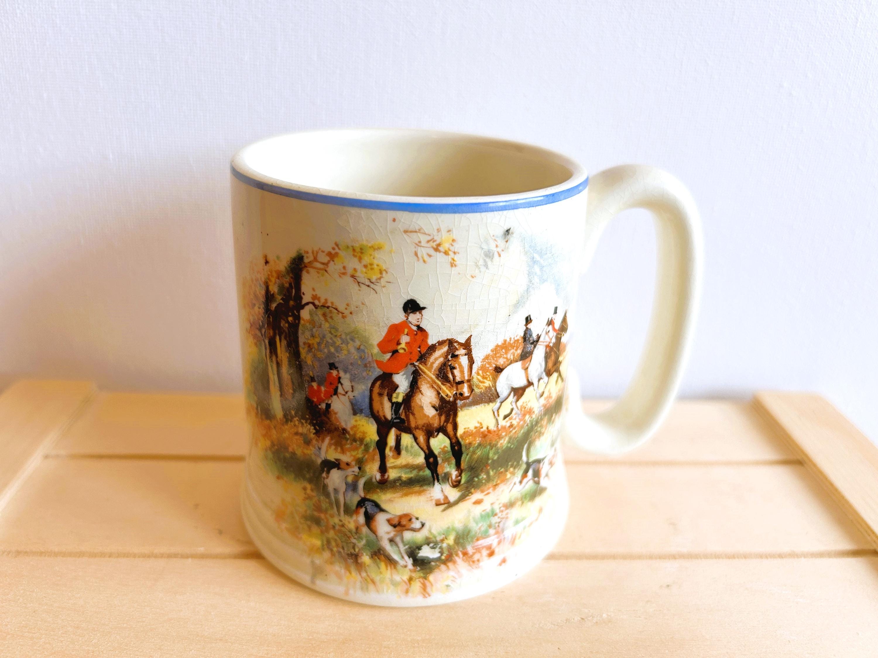 Lord Nelson and Price Brothers Vintage Foxhunting Tankards, Made