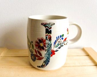 Starla Halfmann Anthropologie B and J Mug For Coffee or Tea Mug, Tea Gift, Coffee Gift, Anthropologie Kitchen Ware, Name Mugs