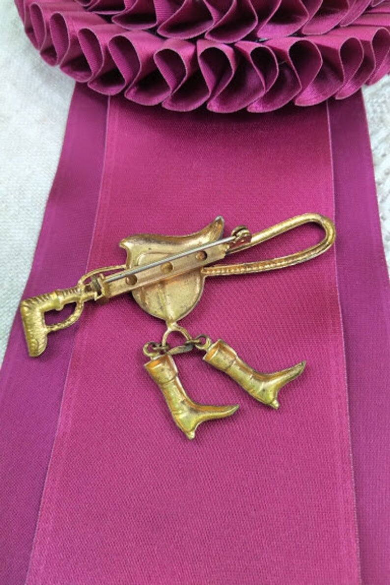Brooch Equestrian Vintage Equestrian Stock Pin Horses Equestrian Jewellery