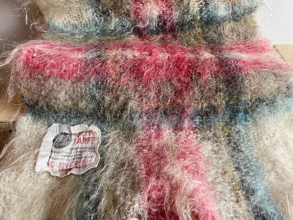 Glen Tarff Vintage Mohair Scarf, Glen Cree, Made … - image 1