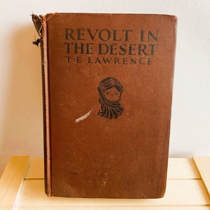 Antique Copy of The Revolt In the Desert by T E Lawrence, Also Known as Lawrence of Arabia, Rare Books, Garden City Publishing Company