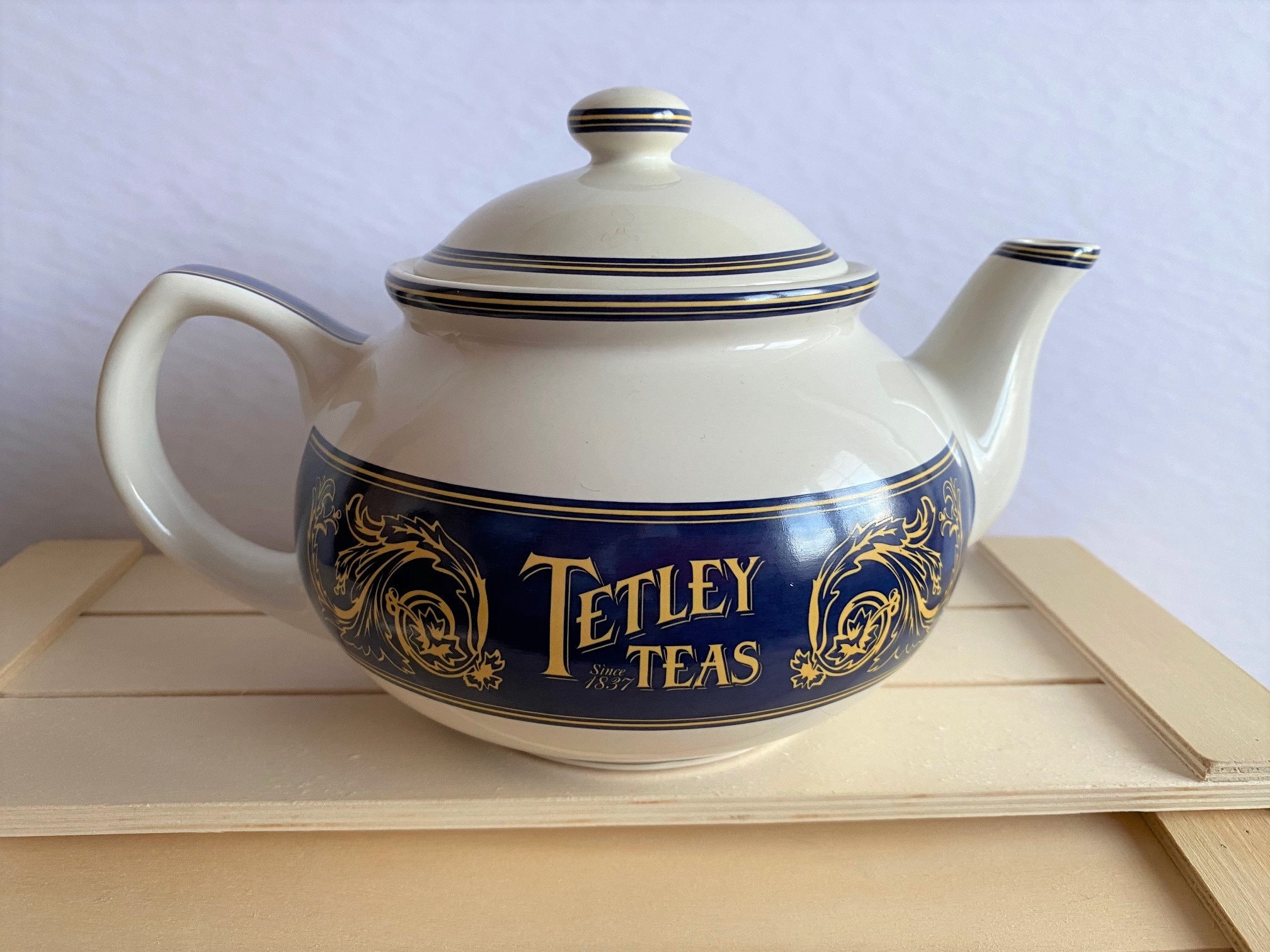 Tetley Teapot Cream and Sugar Set Tetley Teapot Tetley Etsy