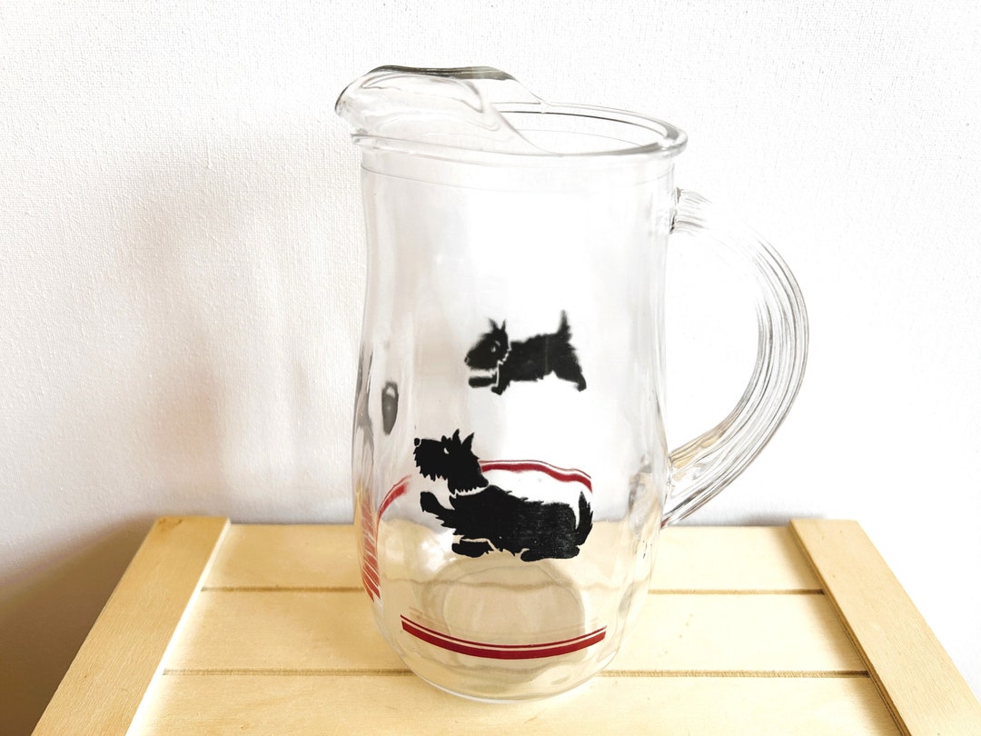 Swanky Swig Vintage Glassware in the Scottish Terrier Pattern, Being ...