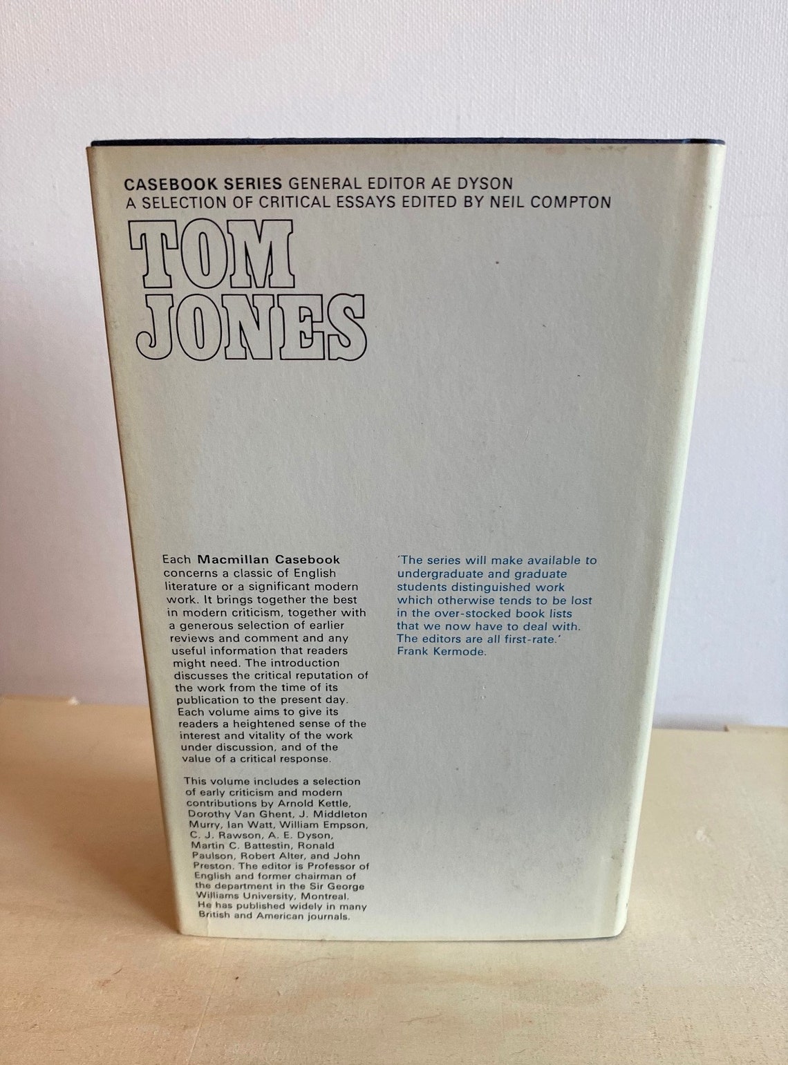 Tom jones novel critical analysis image