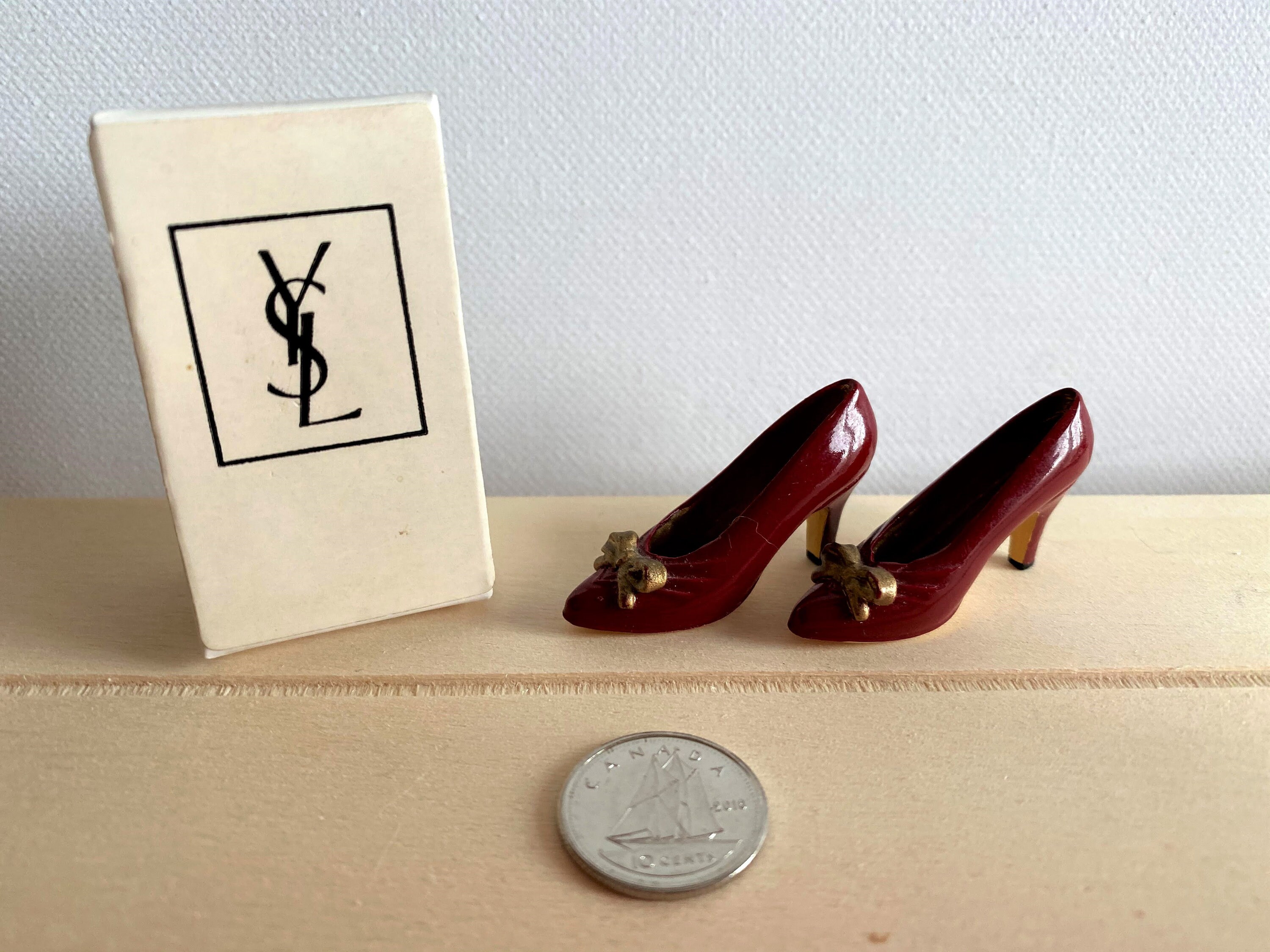 Miniature High Heeled Shoes EZE France Pixi Paris Red - Etsy